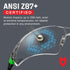 NoCry Clear Safety Glasses for Men and Women Anti-Fog, Scratch Resistant, Adjustable Temples, Certified ANSI Z87
