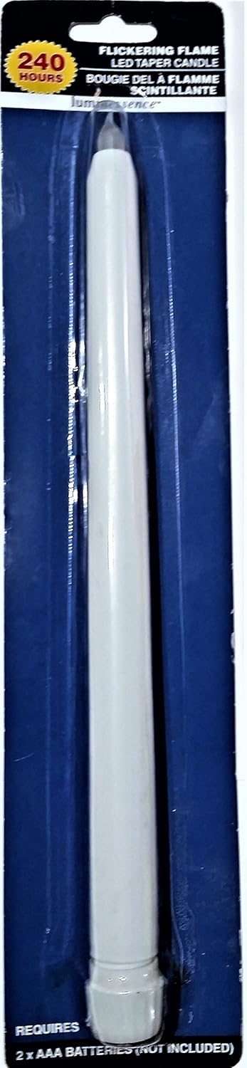 Flickering Flame LED Taper Candle