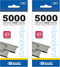 BAZIC Staples Standard (26/6) 5000/Pack, Silver Colors, 2-Packs