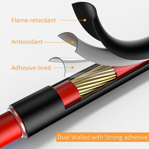 355pcs Heat Shrink Tubing Kit with 1000W Heat Gun - 3:1 Shrink Electrical Waterproof Industrial Tubing Terminals
