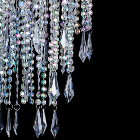Shade,H12.9 W8.66 Modern Mini Chandelier X Chandeliers Light Fixture Sparkling Decorations for Wedding Centerpiece