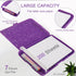 Glitter Clipboard with Storage, A4 Binder Clip Boards 8.5x11 with Pen Holder, Side Opening Sparkle Clipboards for Office