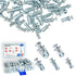 50 Pcs Petal Nuts, Expansion Screw Jack Nut, Carbon Steel Rustproof Corrosion-Resistant Rivet Nuts for Securing Plate
