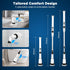 4 Electric Spin Scrubber, Upgraded Bathroom Cleaner, Power Shower Cleaning Brush with Extendable Handle & Brush Heads