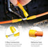 Wirefy 90 PCS Heat Shrink Piggyback Spade Connectors, 3 Way Wire Connectors, Double Spade Connectors