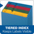 Globe Weis QuickVue Project File, Monthly Index, Letter Size, Blue (20135) - Globe-Weis/Pendaflex