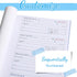 Crtiin 10 Sets 3 7-5/8" 10-7/8" 25 Sets 4 Money and Rent Receipt Books Part Carbonless, x Bound Cover, Receipt Log Book