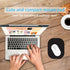CJYRHFY 6 7 InchMini Small Mouse Pad x Mouse Pad Thick for Laptop Wireless Mouse Home Office Travelwith Non-Slip Rubber