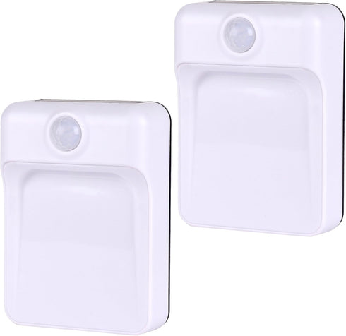 Akari 2 Set Battery Powered Motion Sensor Night Lights Stick-Anywhere Adhesive mounting. Kids