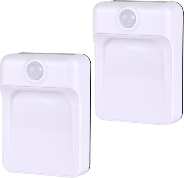 Akari 2 Set Battery Powered Motion Sensor Night Lights Stick-Anywhere Adhesive mounting. Kids