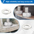 500 Pcs 304 Stainless Flat Washer Assortment for Factories, Kitchens, and Outdoor Construction