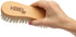 KONEX Medium-Stiffness Nylon Fiber Scrub Brush, Heavy Duty Cleaning Brush with Wooden Handle, Brown for Floors