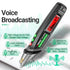 ANENG Voice Broadcast Non Contact Voltage tester with Range AC 12V-1000V,Live/Null Wire Electrical Tools with LCD Display,Flashlight,Pocket-Sized Pen Dector,Buzzer Alarm,Wire Breakpoint Finder