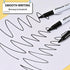 Permanent Markers, 60 Packs Bulk, Quick Drying, Waterproof, Durable for Glass, Tiles, and Cloth