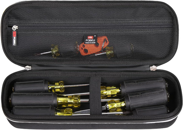 EVA Hard Carrying Case Compatible with Klein Tools 80021/85148/85146 Screwdriver Set with Magnetizer/Demagnetizer (Case