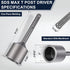 SDS Max Shank T-Post Driver for T Posts, 2 Inch Diameter Head, Compatible with Rotary and Demolition Hammers