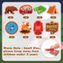 Pasimy Camping Mini Erasers for Kids Bulk, 64 Pcs Happy Camper Rubber Erasers for Classroom Prizes