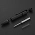 KeyUnity KP05BK Bolt Action Pen with Clip, Titanium Alloy EDC Pocket Pen for Everyday Carry