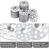 1 Inch Plaster Washers, 200 Pcs Metal Washers for Screws Plaster Repair Rings for Wall Ceiling Drywall