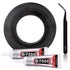 HQMaster 2mm x 50 m Double Sided Adhesive Sticker Tape, Tweezers, B7000 Glue for Cell Phone Repair