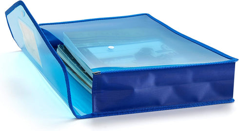 FANWU Plastic Wallet Folder Envelope, Expandable File Wallet Document Folder, Legal Size, 5 Pack Large Waterproof Pouch