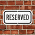 SmartSign-K-5971-AL "Reserved" Sign | 6" x 12" Aluminum