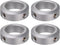 4pcs Shaft Collar, 30mm Bore Aluminum Alloy Set Screw, 46mm OD, 15mm Width for Wheel Barrow Axle and CNC Machine Tools