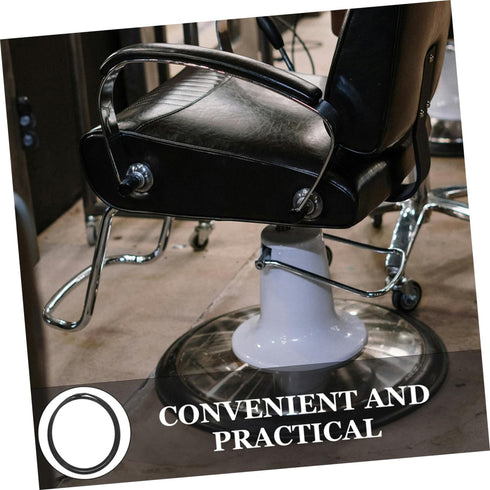 38.5cm Salon Chair Rubber Base Ring Protector Gasket Anti-Slip Floor Protector for Wooden Floors Compatible Styling