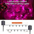 YAOZHOU 2 Pack 144ft 400LED 8 IP44 Valentines Day Solar Christmas String Lights Outdoor Pink Fairy Lights with Modes
