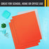 Better Office Products Two Pocket Portfolio Folders, 50-Pack, Orange, Letter Size