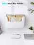 Wall File Organizer Holder, Wall Mount Hanging File Organizer, Office Mail Supplies Storage, 2 Packs