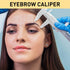 TamBee Plastic Vernier Caliper, 150mm Mini Caliper for School Students, 5PCS Double Scale Jewelry Brow Sliding Gauge