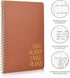ZICOTO Simplified Daily Planner and Notebook, Aesthetic Spiral To-Do List Notepad for Organizing Work Tasks and