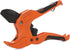Zantle Pipe and Tube Cutter, Ratcheting Hose Cutter, One-hand Fast Cutting Tool for Less Than 1-1/4" O.D. PEX, PVC