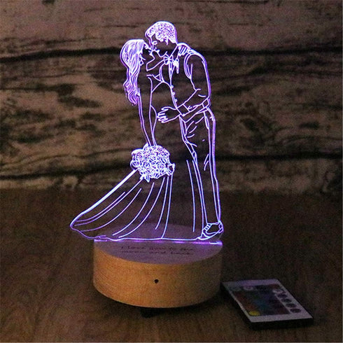 16 3D Color Custom Photo Lamp Personalized Light Best Gifts Wedding Anniversary Christmas Birthday Gifts