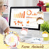Yinder 24 Pads Cute Cartoon Sticky Notes, Kawaii Fun Notepads for Office Home Kids Students Roommates
