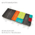 Three by Three Seattle Felt·Like·It! Multicolor Felt Bins for Office, Crafts, Classroom, Living Room & Bedroom