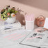 Fulmoon 50 Pcs Cute Ballpoint Pens Bulk, Retractable 1.0 mm Medium Point Writing Pens for Teacher Student (Pale Pink,
