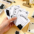 Mangpung 9 Set,Funny Set, Pads Black Cute Cat Sticky Notes Sticky Notes Cat Stationery,Kawaii Adhesive Memo Pads, Cat