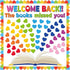 Chunnin Colorful Heart Reading Bulletin Board Decorations Set, Welcome Back The Book Missed You Craft Supplies