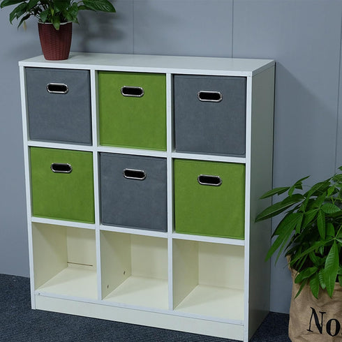 LOXGO 28.6x26.5x2.2cm File Organizer Box Storage Filing Folder Storage Filing for Desk with Lid with Hanging Folders