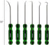 OEMTOOLS 26545 6 Piece Hook And Pick Set With Acetate Handle, Hook Tool And Pick Tool, Vehicle Pick And Hook Set, Pick Tool Set For Mechanics