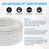 14/3 15FT 14 14 3 NM-B Wire with Ground - Gauge Non-Metallic Sheathed Cable Pure Copper AWG Conductor Residential