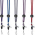 YOUOWO Adjustable Lanyard with Clip for ID Badge Holder, Pack of 5 Neck Lanyards for Kids, Women, Men, Cell Phones