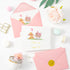 50 Pack Crisky Baby Shower Girl Thank You Cards with Envelopes Pink Baby Shower Greeting Notes Bulk (Cute Bear