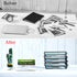 SETTFRFE 4-Tier Letter Tray Desk Organizer - Mesh Stackable File Trays for Desktop Paper Storage, Black