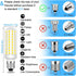 JDE11 120V 50W Bulbs T3/T4 5W Bulbs Dimmable 6000K Pack 3 Halogen Mini Candelabra Equivalent, Led Daylight White Energy