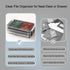 Clear File Storage Box with Lids, A4 Storage Box for 8"x11" Paper, Stackable Magazine File A4 Paper Project Case Bins,