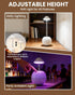 Dimmable Small Touch Lamp with Remote, Tumbler Design Cordless Table Lamp, USB Rechargeable Bedside Night Light