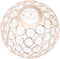 Angoily Crystal Lampshade 6.3 Inch Iron Art Ceiling Light Shade Decorative Glass